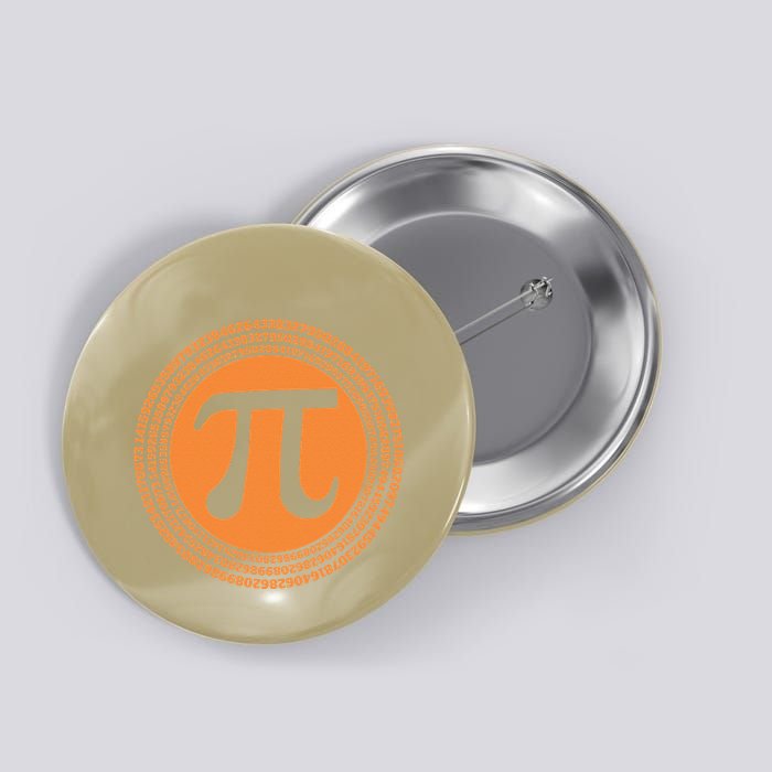 Happy Pi Day Pi Symbol Mathematics Geek Science Lover .Png Button