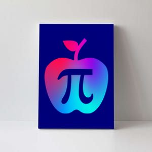 Happy Pi Day Cute Apple Pie 3 14 Funny Science Math Teacher Gift Canvas