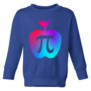 Happy Pi Day Cute Apple Pie 3 14 Funny Science Math Teacher Gift Toddler Sweatshirt