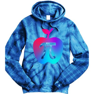 Happy Pi Day Cute Apple Pie 3 14 Funny Science Math Teacher Gift Tie Dye Hoodie