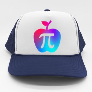 Happy Pi Day Cute Apple Pie 3 14 Funny Science Math Teacher Gift Trucker Hat