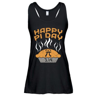 Happy Pi Day Celebrate Pi Day March 14 Math Lover Funny Gift Ladies Essential Flowy Tank