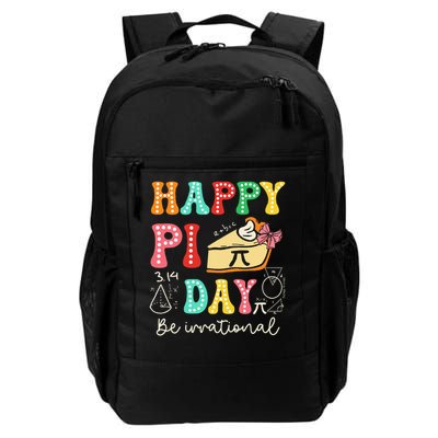 Happy Pi Day Funny Math Coach Teacher Pi Day Coquette Bow Gift Daily Commute Backpack