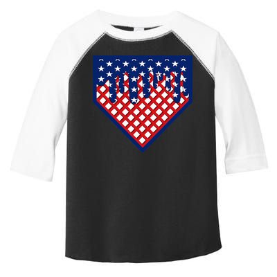 Home Plate Drip Ice Cream Softball & Baseball Toddler Fine Jersey T-Shirt