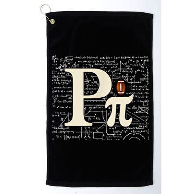 Happy Pi Day Math Nerd Pi Day 2024 March 14 Pi Day Idea Meaningful Gift Platinum Collection Golf Towel