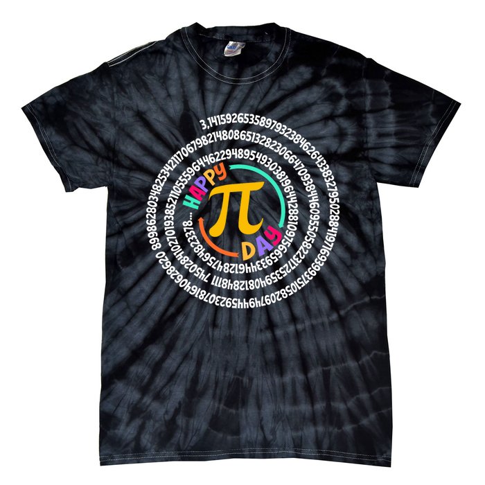 Happy Pi Day Gift For Teacher Tie-Dye T-Shirt