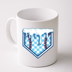 Home Plate Drip Funny Ice Cream Softball And Baseball Gift Meaningful Gift Coffee Mug