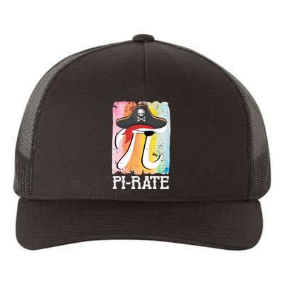 Happy Pi Day Funny Pirate Yupoong Adult 5-Panel Trucker Hat
