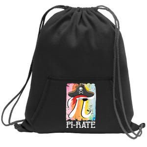 Happy Pi Day Funny Pirate Sweatshirt Cinch Pack Bag