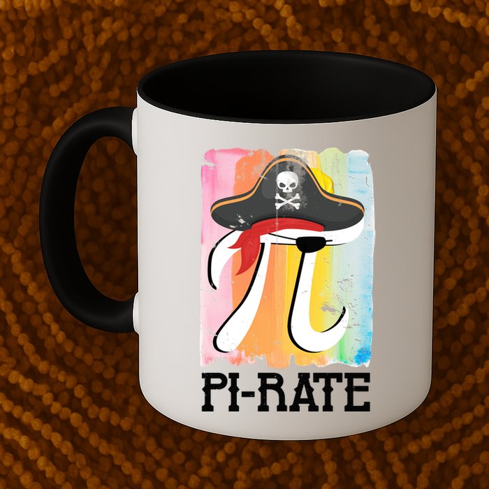 Happy Pi Day Funny Pirate Mug