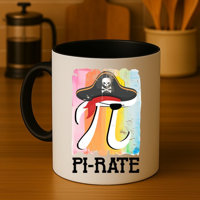 Happy Pi Day Funny Pirate Mug