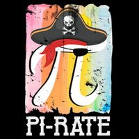 Happy Pi Day Funny Pirate Drawstring Bag