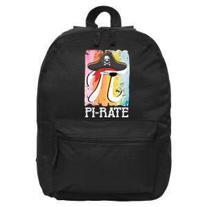 Happy Pi Day Funny Pirate 16 in Basic Backpack