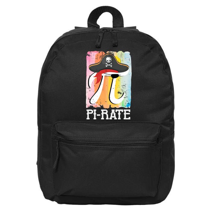 Happy Pi Day Funny Pirate 16 in Basic Backpack