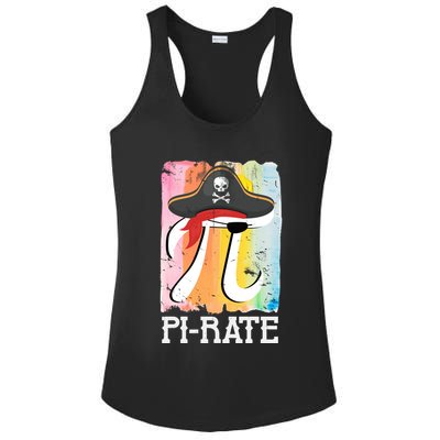 Happy Pi Day Funny Pirate Ladies PosiCharge Competitor Racerback Tank
