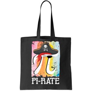 Happy Pi Day Funny Pirate Tote Bag