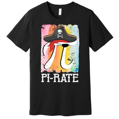 Happy Pi Day Funny Pirate Premium T-Shirt