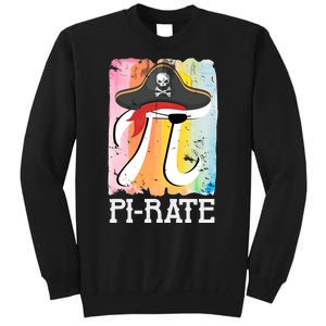 Happy Pi Day Funny Pirate Tall Sweatshirt