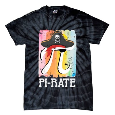 Happy Pi Day Funny Pirate Tie-Dye T-Shirt
