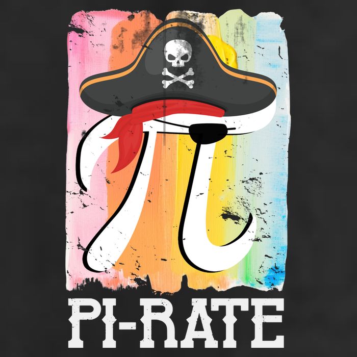 Happy Pi Day Funny Pirate Trucker Hat