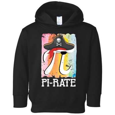 Happy Pi Day Funny Pirate Toddler Hoodie