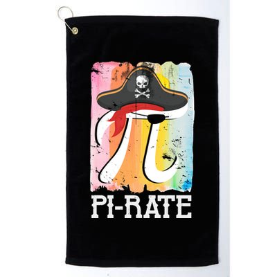Happy Pi Day Funny Pirate Golf Towel