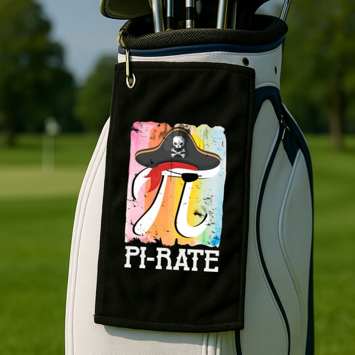 Happy Pi Day Funny Pirate Golf Towel