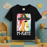 Happy Pi Day Funny Pirate Toddler T-Shirt
