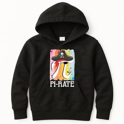 Happy Pi Day Funny Pirate Kids Hoodie
