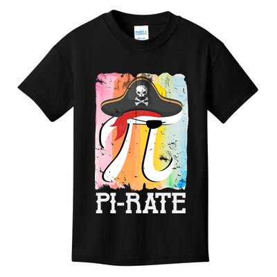 Happy Pi Day Funny Pirate Kids T-Shirt