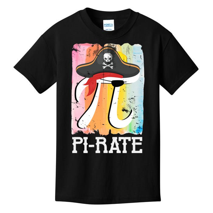 Happy Pi Day Funny Pirate Kids T-Shirt