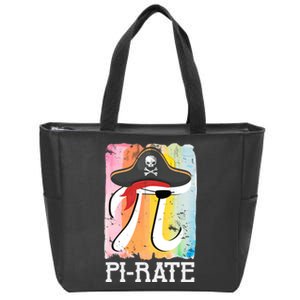 Happy Pi Day Funny Pirate Zip Tote Bag