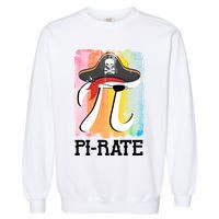 Happy Pi Day Funny Pirate Garment-Dyed Sweatshirt