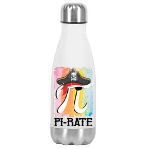 Happy Pi Day Funny Pirate Stainless Steel Insulated Water Bottle