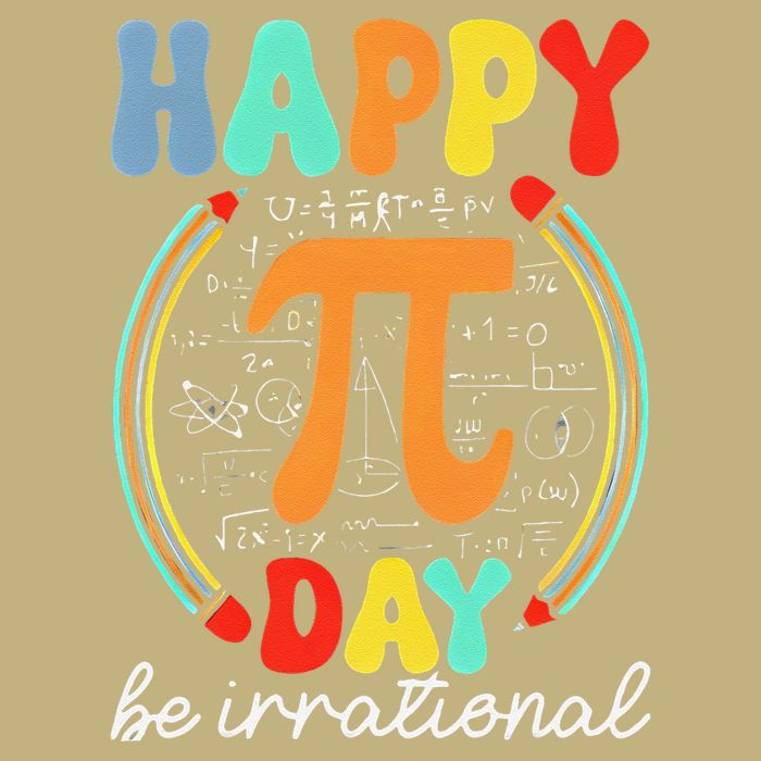 Happy Pi Day Pie Be Irrational Math Teacher Pi Day Lover Button