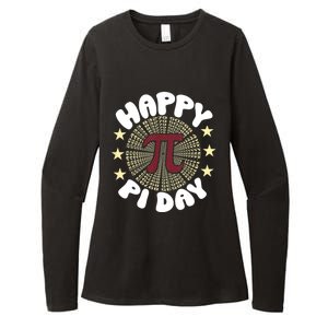 Happy Pi Day Mathematic Math Teacher Gift Leopard Rainbow Womens CVC Long Sleeve Shirt