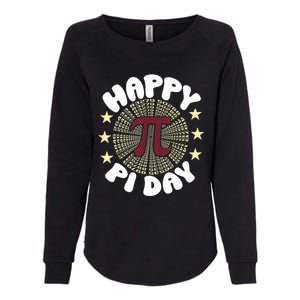 Happy Pi Day Mathematic Math Teacher Gift Leopard Rainbow Womens California Wash Sweatshirt