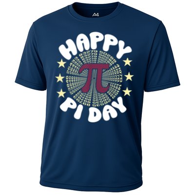 Happy Pi Day Mathematic Math Teacher Gift Leopard Rainbow Performance Shirt