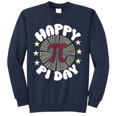 Happy Pi Day Mathematic Math Teacher Gift Leopard Rainbow Sweatshirt