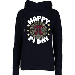 Happy Pi Day Mathematic Math Teacher Gift Leopard Rainbow Womens Funnel Neck Pullover Hood