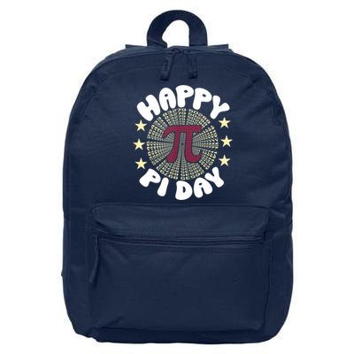 Happy Pi Day Mathematic Math Teacher Gift Leopard Rainbow 16 in Basic Backpack