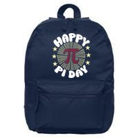 Happy Pi Day Mathematic Math Teacher Gift Leopard Rainbow 16 in Basic Backpack
