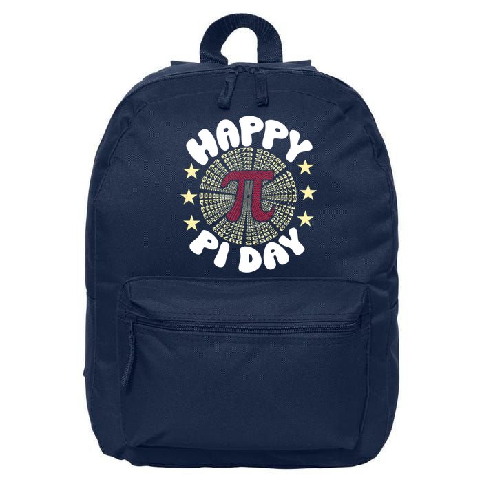 Happy Pi Day Mathematic Math Teacher Gift Leopard Rainbow 16 in Basic Backpack