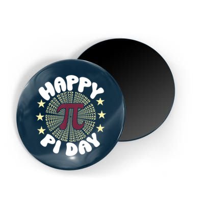 Happy Pi Day Mathematic Math Teacher Gift Leopard Rainbow Magnet
