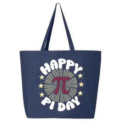 Happy Pi Day Mathematic Math Teacher Gift Leopard Rainbow 25L Jumbo Tote