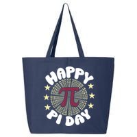 Happy Pi Day Mathematic Math Teacher Gift Leopard Rainbow 25L Jumbo Tote