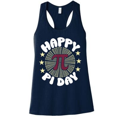Happy Pi Day Mathematic Math Teacher Gift Leopard Rainbow Womens Tank Top