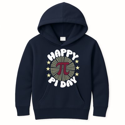 Happy Pi Day Mathematic Math Teacher Gift Leopard Rainbow Kids Hoodie