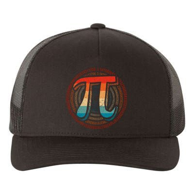 Happy Pi Day 3.14 Funny Pi Spiral Math Lovers Teachers Yupoong Adult 5-Panel Trucker Hat