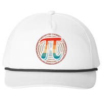 Happy Pi Day 3.14 Funny Pi Spiral Math Lovers Teachers Snapback Five-Panel Rope Hat